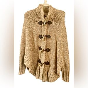 Michael Kors Beige Toggle-Front Knit Cardigan